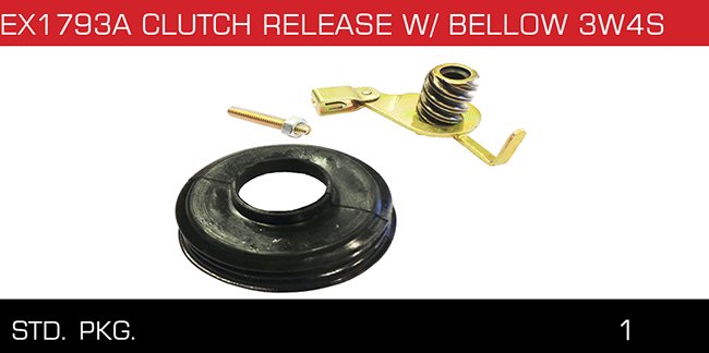 EX1793A CLUTCH RELEASE W- BELLOW 3W4S